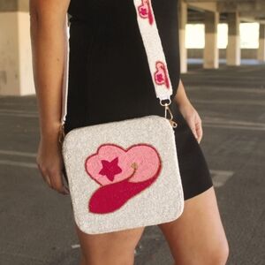 Moyna Beaded Cowgirl Hat Purse